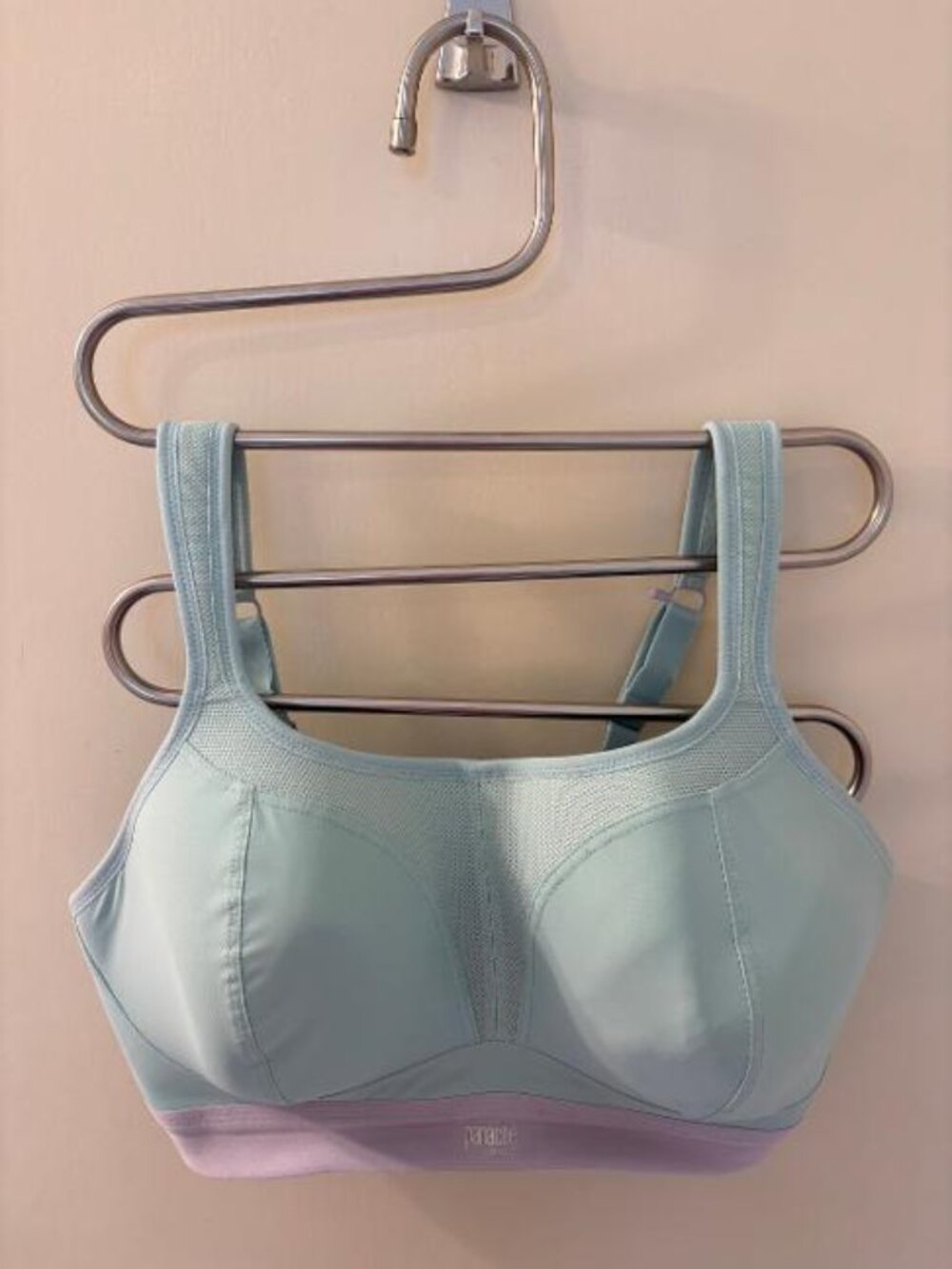 Panache Wired Sports Bra (5021) blue and lavendar sz 38E/38DD